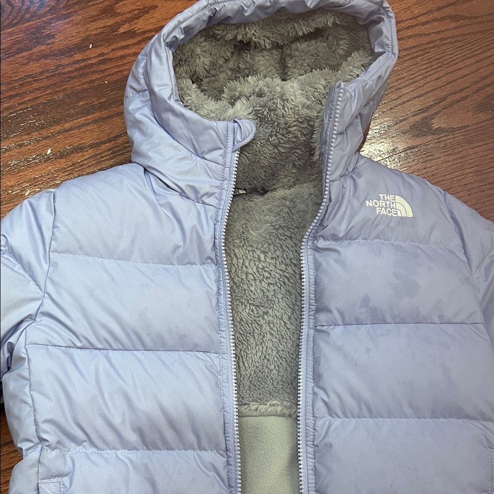 The North Face Kids' Light Blue Puffer Jacket